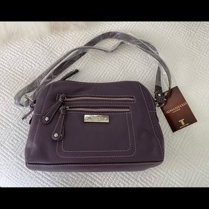 NWT Tignanello Purple Crossbody Bag